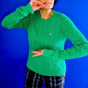 Lily Pulitzer cable knit sweater